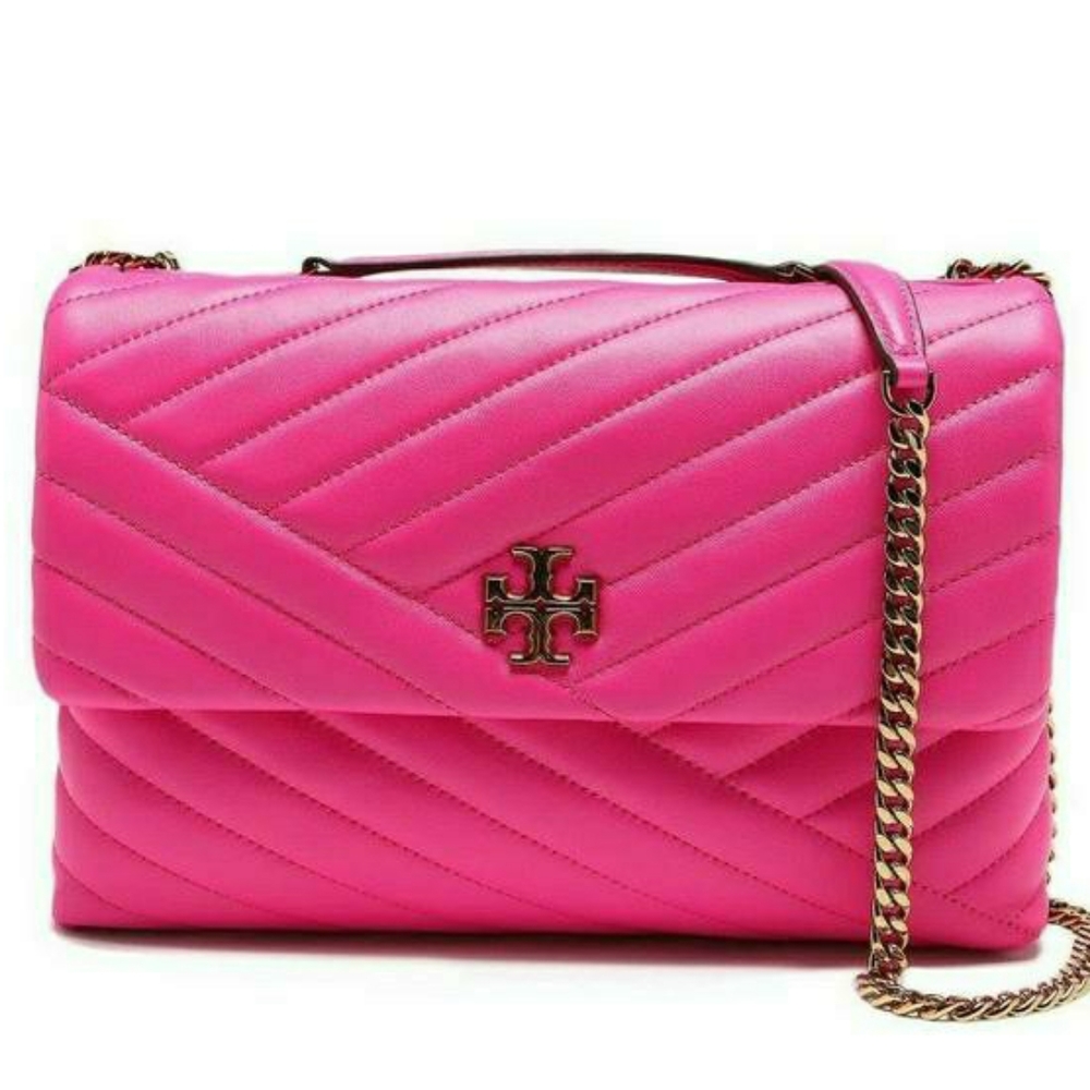 Tory Burch Kira Crazy Pink Shoulder Bag